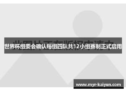 世界杯组委会确认每组四队共12小组赛制正式启用 世界杯组委会确认每组四队共12小组赛制正式启用